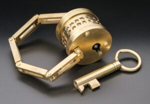 Un lucchetto d’oro in miniatura di 1700 anni fa